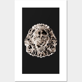 Silver Lion Posters and Art